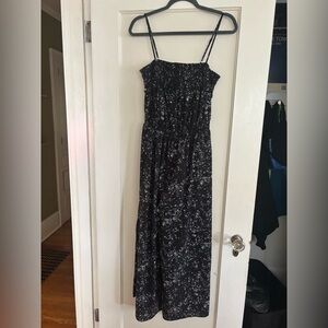 Halogen Cami jumpsuit size M Black with white detail